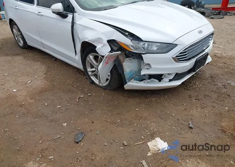 2018 Ford Fusion Se из США, поврежденный, VIN 3FA6P0HD4JR166929